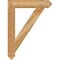 Ekena Millwork Traditional Arts & Crafts Rough Sawn Bracket, Western Red Cedar, 4"W x 24"D x 32"H BKT04X24X32TRA03RWR - alternate 4